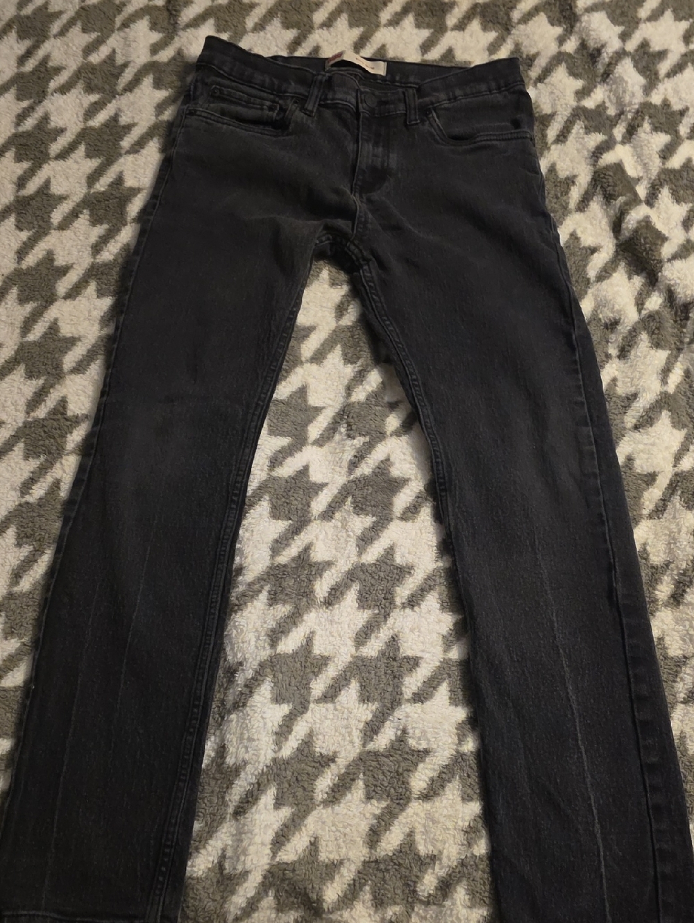 Levis Boy's 511 Slim Distressed Black Jeans
